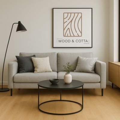 Parquet contrecollé Chêne naturel - Lame droite - Huilé - 2200x260x15mm
