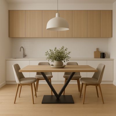 Parquet contrecollé Chêne naturel - Lame droite - Huilé - Lissé Doux - 2130x145x14mm