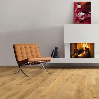 Parquet contrecollé HARO 4000 chêne sauvage brossé 4V 13.5x180x2200 mm planche large