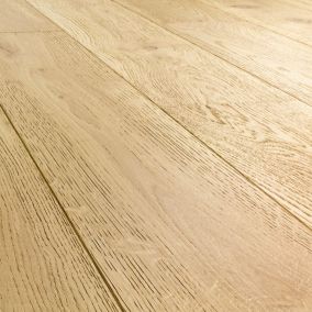 Parquet contrecollé à coller Moliere L en chêne français huilé naturel