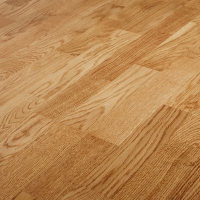 Parquet contrecollé clipsable Bishorn XXL en chêne verni aspect naturel