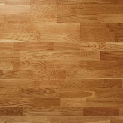 Parquet contrecollé clipsable Bishorn XXL en chêne verni aspect naturel