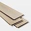 Parquet contrecollé clipsable en chêne GoodHome Goodsir finition vernis mat coloris naturel l.18 x ép.1,1 cm