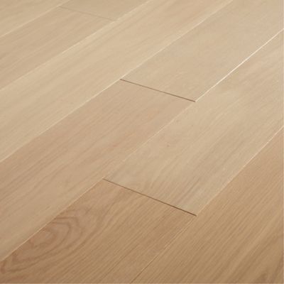 Parquet contrecollé clipsable en chêne GoodHome Isaberg finition huilée coloris naturel l.14,8 x ép.1,4 cm