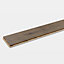 Parquet contrecollé clipsable en chêne GoodHome Sumbing finition vernis satiné coloris gris l.13 x ép.1,4 cm