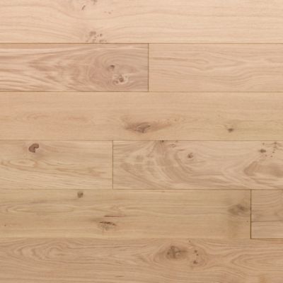 Parquet contrecollé clipsable en chêne Moka coloris naturel l.14 x ép.1 cm