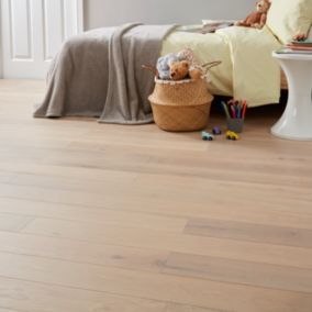 Parquet contrecollé clipsable Hothan M en chêne huilé naturel