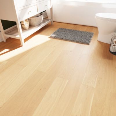 Parquet contrecollé clipsable Lulea L en chêne huilé naturel compatible pièces humides