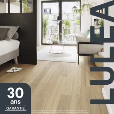 Parquet contrecollé clipsable Lulea M en chêne huilé naturel