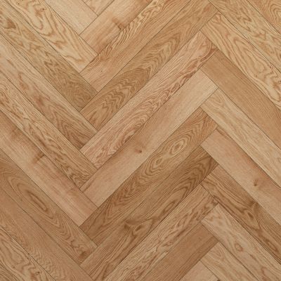 Parquet contrecollé clipsable Marigny bâtons rompus en chêne français verni blond