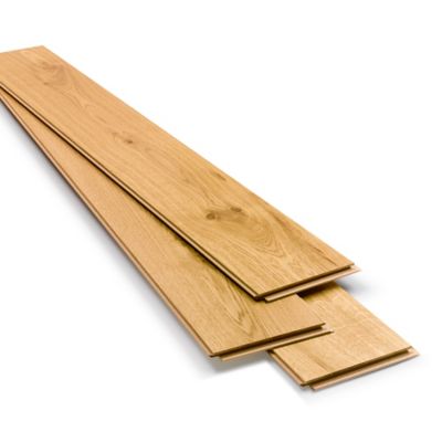 Parquet contrecollé clipsable Marigny XL 200 cm en chêne français verni blond