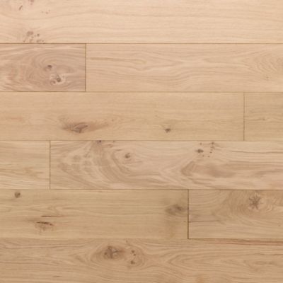 Parquet contrecollé clipsable Padillac L 200 cm en chêne français verni naturel