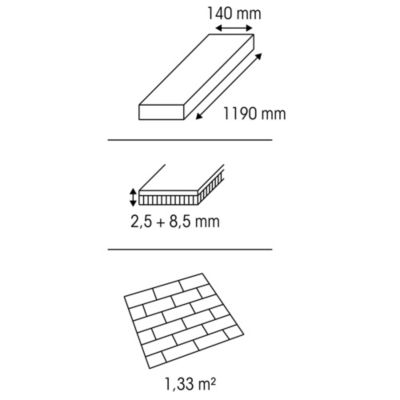 Parquet contrecollé clipsable Skara L en chêne huilé rustique compatible pièces humides