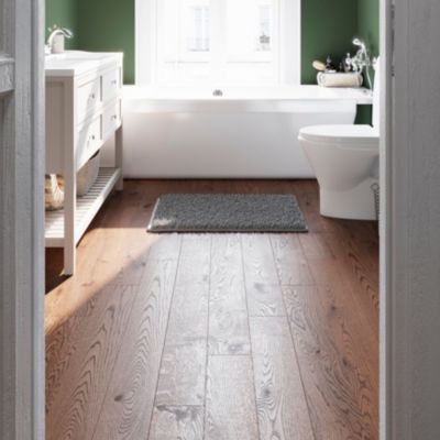 Parquet contrecollé clipsable Skara L en chêne huilé rustique ...