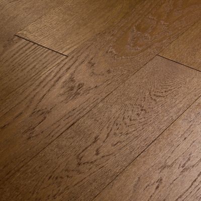 Parquet contrecollé clipsable Skara L en chêne huilé rustique compatible pièces humides