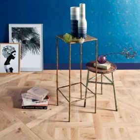 Parquet contrecollé clipsable Versailles XXL en chêne coloris naturel