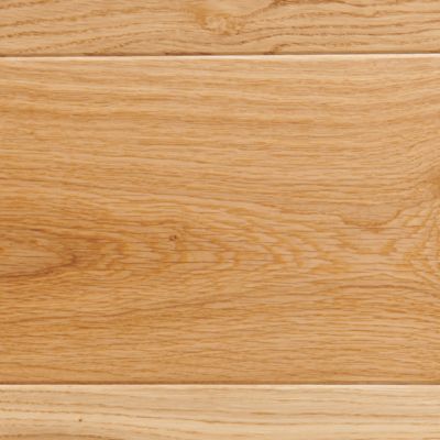 Parquet contrecollé clipsable Visby XL en chêne verni blond rustique