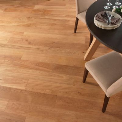 Parquet contrecollé décor chêne huilé bois brut 170 cm Colours Naturio (vendu à la botte)