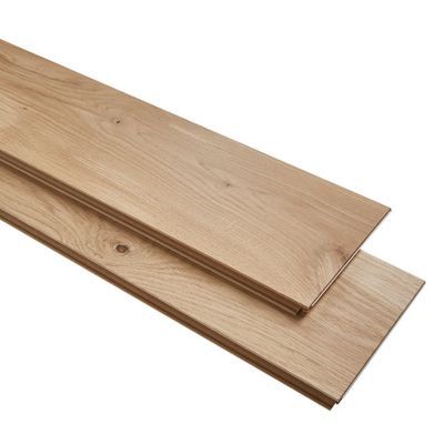 Parquet contrecollé décor chêne huilé bois brut 170 cm Colours Naturio (vendu à la botte)