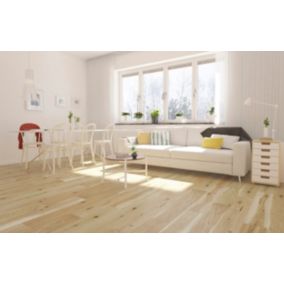 Parquet contrecollé Marcelin en chêne blond finition vernie L109,2 x l18cm Ep 14mm