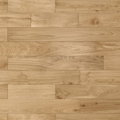 Parquet massif à clipser Visby M en chêne verni blond GoodHome