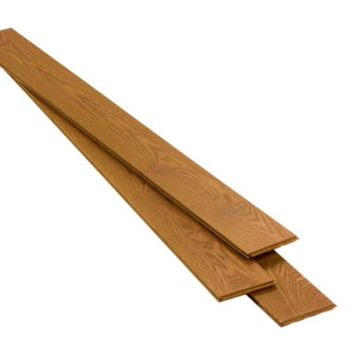 Parquet massif à coller Dryby M en frêne huilé brun compatible pièces humides