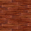 Parquet massif à coller en teck finition vernis mat coloris brun l.12 x ép.1,2 cm