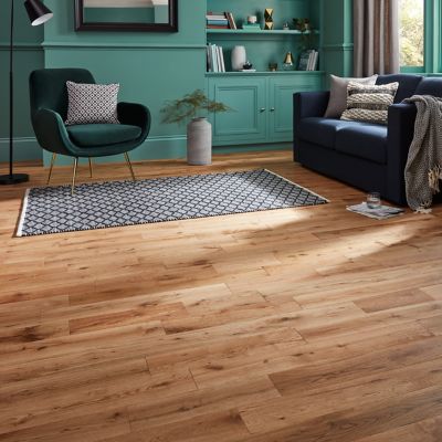 Parquet massif à coller Laholm 2 m en chêne verni coloris naturel — free download