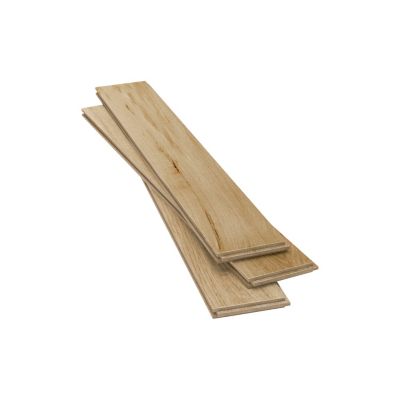 Parquet massif à coller Lulea bâtons rompus en chêne huilé naturel