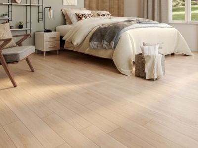 Parquet massif à coller Lulea L en chêne brut naturel