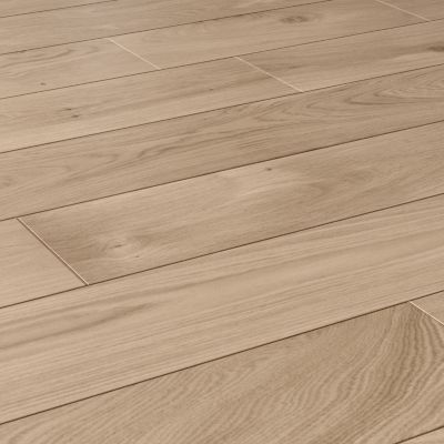 Parquet massif à coller Lulea L en chêne brut naturel