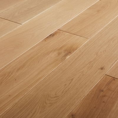 Parquet massif à coller Lulea L en chêne huilé naturel