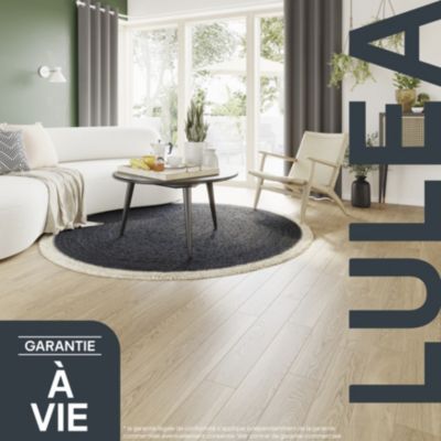Parquet massif à coller Lulea L en chêne huilé naturel