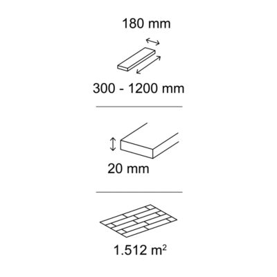 Parquet massif à coller Lulea XL en chêne huilé naturel
