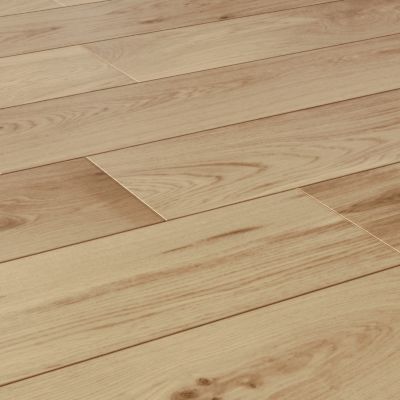Parquet massif à coller Lulea XL en chêne huilé naturel