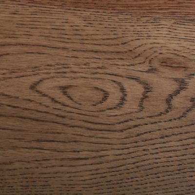 Parquet massif à coller Skara L en chêne verni brun