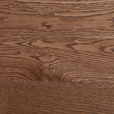 Parquet massif à coller Skara S en chêne verni brun