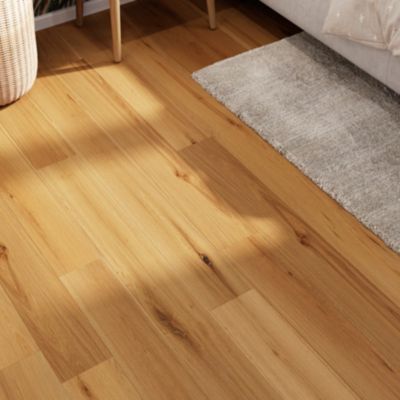 Parquet massif à coller Visby S en chêne huilé blond