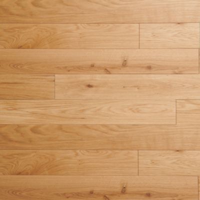 Parquet massif à coller Visby S en chêne huilé blond