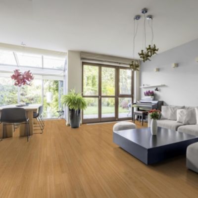 Parquet Massif Bambou Vertical Verni Ambre - 15x96x960mm - 2,489 m²