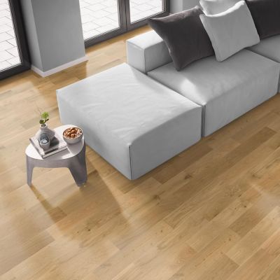 Parquet Massif Bois de Chêne Verni Mat - 18x125x400-1200mm - 1,8 m² - Aspect Rustic