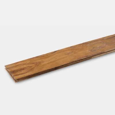 Parquet massif Skanor Bâton Rompu chêne verni marron