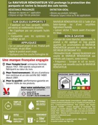 Parquets et stratifiés incolore mat V33 1L