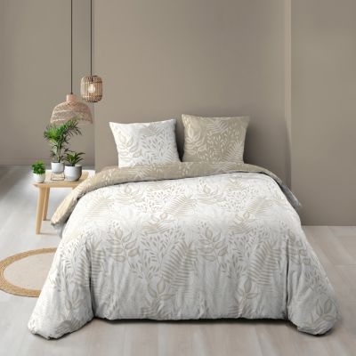 Parure 3 p. 240 x 220 cm imprime 57 fils allover cassia Sans