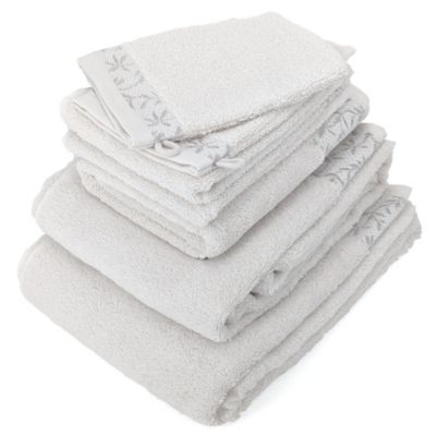 Parure de bain DRY VINE coton 7 pièces