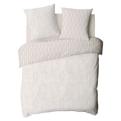 Parure de lit 2 personnes arche en coton 240x220cm