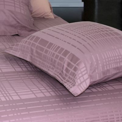 Parure de lit 240x220 cm Satin de coton PIGALLE Violet