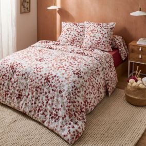 Parure de lit au style automnal (140x200 cm - Rose Boudoir)