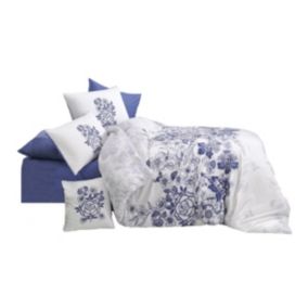 Parure de lit bleue ARMINA 240 x 220 cm