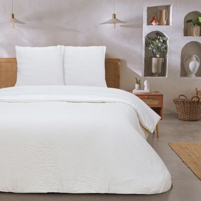 Parure de lit double en gaze de coton 260x240cm